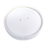 Vented White Paper Lid for 210PC range 16/32oz - D:5.9in - 360 pcs