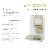 Sugarcane Tray Bento Box with 2 Kraft Window Box Compartments - 200 VIP Set