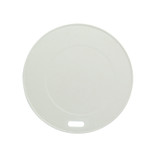 White Paper Coffee Lid for 8oz D:3.15in - 1000 pcs