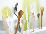 Mini Green Transparent Spoon. - L:3.7in - 1000 pcs