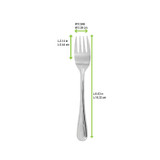 Reusable Stainless steel fork - L:6.34in - 500 pcs