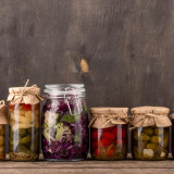 Round reusable jar glass with aluminium cap - 10oz D:2.75in W:2.87in H:3.77in - 60 pcs