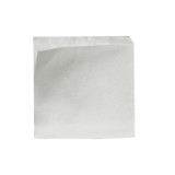 White Kraft Bag Opens 2 Sides Greaseproof - L:6.5in W:6.5in - 1000 pcs