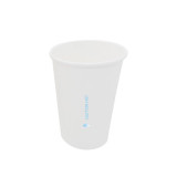 White Recyclable Paper Cup - 16oz D:3.5in H:5.2in - 1000 pcs