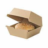 Brown Kraft Hamburger Box - 24oz L:7in W:6.1in H:3.15in - 250 pcs