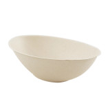 Bio n Chic Brown Oval Sugarcane Bowl (No added PFAs) - 34oz L:9.4in W:5.7in - 250 pcs