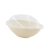 Bio n Chic Brown Oval Sugarcane Bowl (No added PFAs) - 34oz L:9.4in W:5.7in - 250 pcs