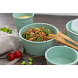 Phoenix Reusable recyled pale green bowl - 8.5oz D:4.1in H:1.9in - 24 pcs