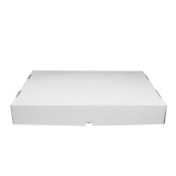 White Catering Box - L:16.54in W:11.02in H:2.36in - 25 pcs