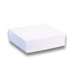 White Pastry Box - L:9.84in W:9.84in H:3.94in - 50 pcs