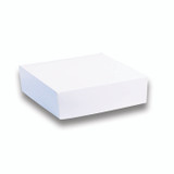 White Pastry Box - L:8.66in W:8.66in H:3.15in - 50 pcs