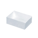 Open White Pastry Box - L:5.51in W:3.94in H:1.97in - 100 pcs