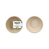 Brown sugarcane fibre salad bowl - 14oz D:6.3in H:1.42in - 300 pcs