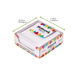 Cocktail cotton napkin white - L:7.87in W:7.87in - 480 pcs