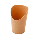 HUSKLY Reusable wrap cup beige husk composite - 8oz D:3.15in H:4.6in - 10 pcs