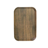 Dark Wood Print Laminated Paper Tray - L:9.3in W:5.8in H:0.5in - 200 pcs Dark Wood Print Laminated Paper Tray - L:9.3in W:5.8in H:0.5in - 200 pcs