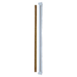 Compostable Wrapped Coffee Ground Jumbo Straw - D:0.2in L:7.75in - 2000 pcs