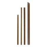 Compostable Coffee Ground Cocktail Straw - D:0.2in L:5.7in - 3000 pcs
