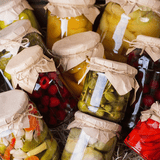 Round reusable jar glass with aluminium cap - 10oz D:2.75in W:2.87in H:3.77in - 20 pcs