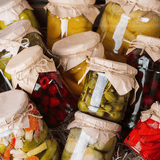 Round reusable jar glass with aluminium cap - 10oz D:2.75in W:2.87in H:3.77in - 20 pcs