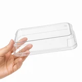 Rectangular Baking Mold PET lid for 210MCMO590 - L:7.5in W:3.5in H:1.4in - 1000 pcs