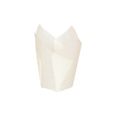 Tulip White Silicone Baking Cup - 3oz D:1.8in - 1200 pcs