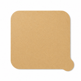 Die Cut Kraft Lid - L:6.9in W:6.9in - 500 pcs