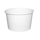 White Soup Cup (Lid optional) - 8oz D:3.3in H:2.1in - 500 pcs