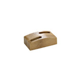 Bamboo Pick Holder 2 Pieces - L:2.5in W:1.4in H:0.8in - 10 pcs