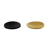 RAJA Round Black Bamboo Mini Dish - D:2.4in - 144 pcs