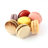 Round Insert for 7 Macarons (1x4) with Clip Closure for 210SAMBOL155 & 210PC750B - D:5.1in H:0.7in - 150 pcs