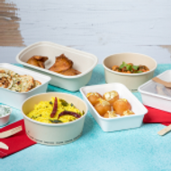 Round Containers for Dine-In or Takeout