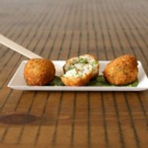 Food as Art | Asparagus Arancini with Basil Hazelnut Pesto