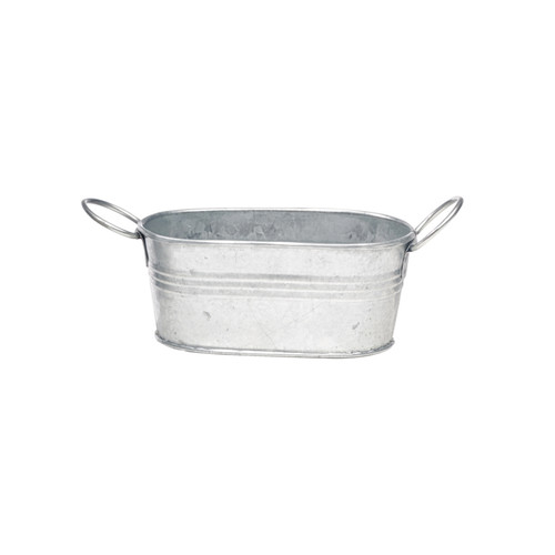 Mini Reusable Metal Tub Bucket - 7oz D:1.5H:4in - 36 pcs