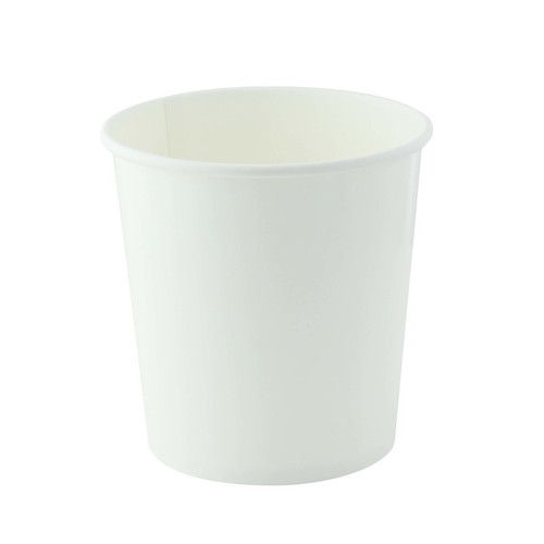 White Soup Cup (Lid optional) - 16oz D:3.8in H:3.85in - 500 pcs