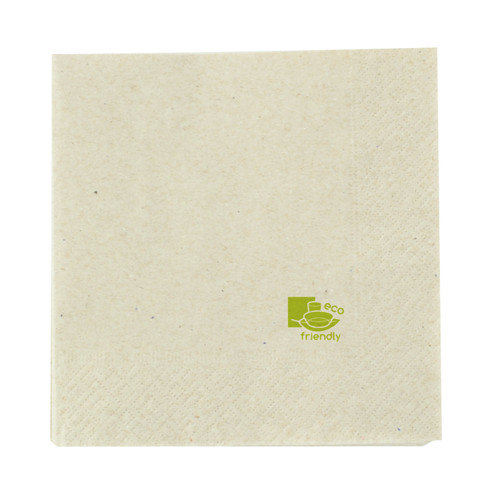 Kraft Tissue Napkin - 11.8x11.8in 2Ply, 1/4Fold - 4800 pcs