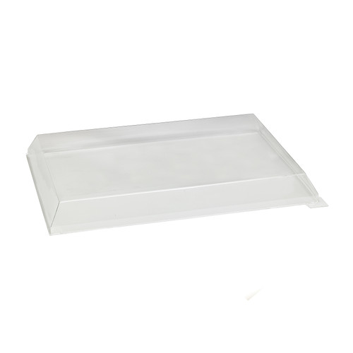 Clear PET Lid for 210SAMBQ274 - L:15.3in W:11in H:1.77in - 50 pcs