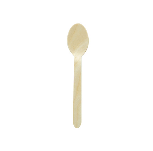 Unwrapped Wooden Spoon - L:6.2in - 2000 pcs