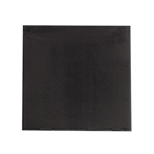 Point to point Black Tissue Napkin - L:15in W:15in 2 Ply, 1/4 Fold - 1800 pcs