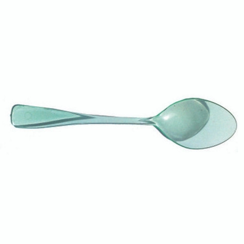 Mini Green Transparent Spoon. - L:3.7in - 1000 pcs