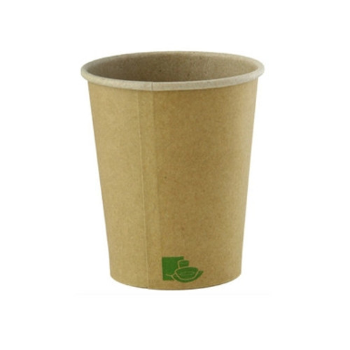Zen Kraft Recyclable Paper Cup.. - 8oz D:3.15in H:3.6in - 1000 pcs Zen Kraft Recyclable Paper Cup.. - 8oz D:3.15in H:3.6in - 1000 pcs