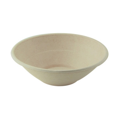 Round Brown Sugarcane Bowl (No added PFAs) - 32oz D:7.7in H:2.5in - 250 pcs Round Brown Sugarcane Bowl (No added PFAs) - 32oz D:7.7in H:2.5in - 250 pcs