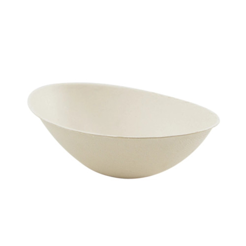 Bio n Chic Brown Oval Sugarcane Bowl (No added PFAs) - 24oz L:8.6in W:5.5in H:2in - 250 pcs Bio n Chic Brown Oval Sugarcane Bowl (No added PFAs) - 24oz L:8.6in W:5.5in H:2in - 250 pcs