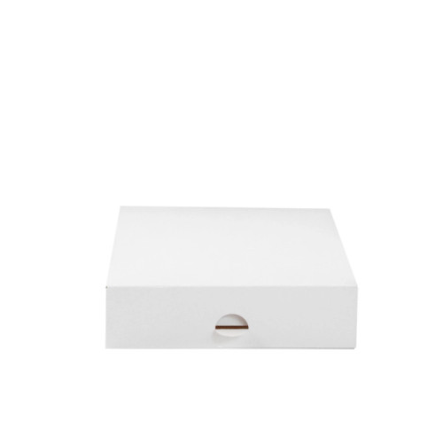 White Pastry Box - L:7.09in W:7.08in H:1.97in - 50 pcs