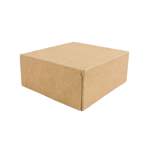 Brown Pastry Box - L:5.51in W:5.51in H:2.36in - 50 pcs