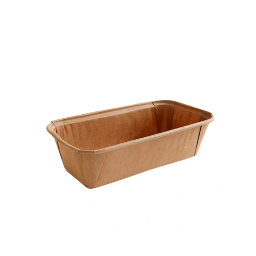 Rectangular Kraft Paper Baking Mold - 16oz L:7.5in W:3.3in H:1.7in - 1000 pcs