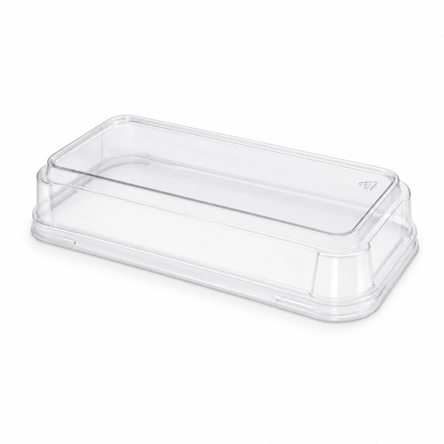Rectangular Baking Mold PET lid for 210MCMO590 - L:7.5in W:3.5in H:1.4in - 1000 pcs