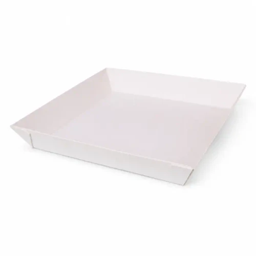 Square Samurai Wooden Dish -34oz L:7.9in W:7.9in H:1.2in - 100 pcs