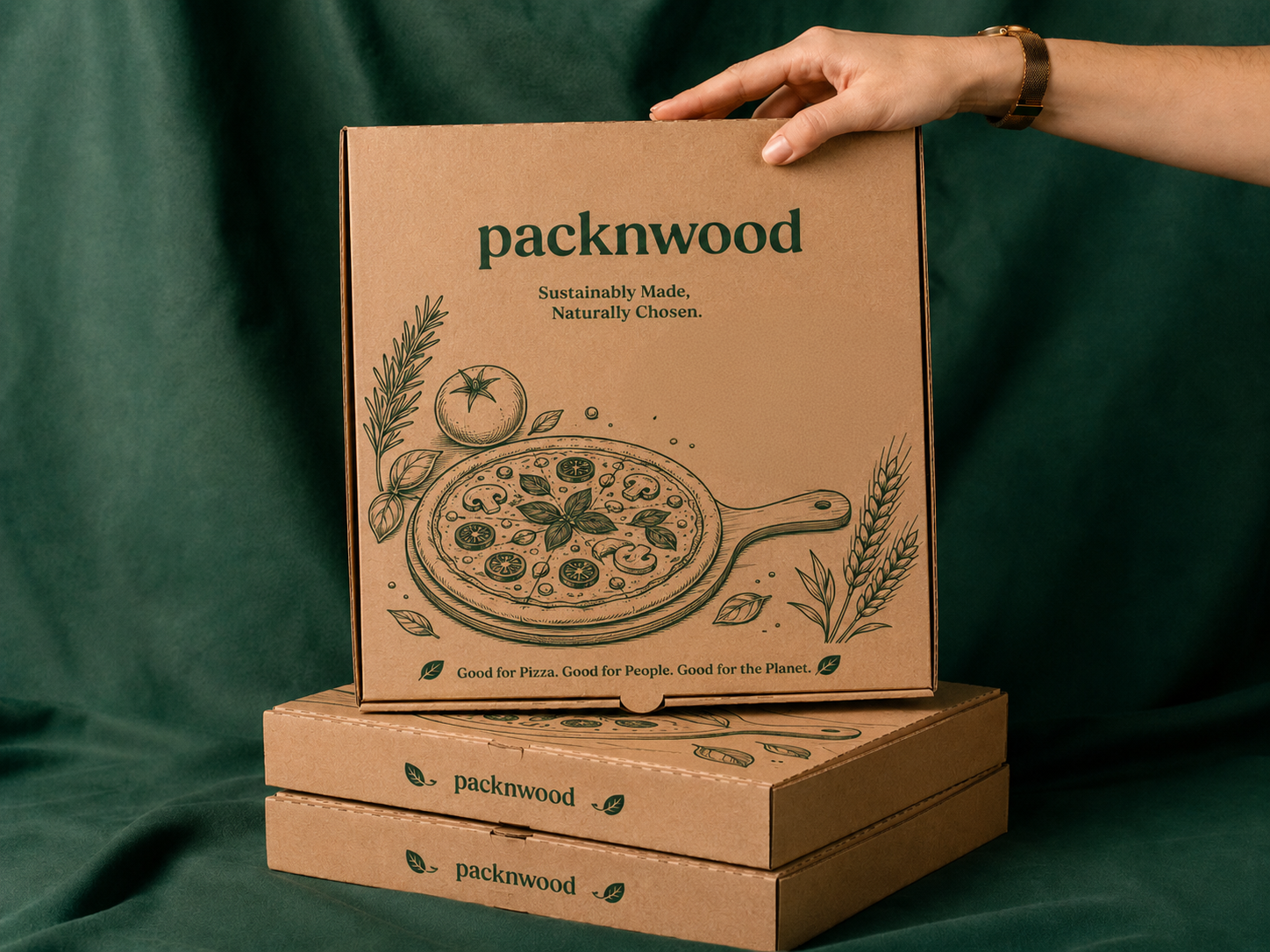 Custom pizza boxes