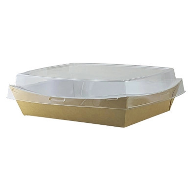 Clear PET lid for 210PAN850 - L:8.85in W:7.08in H:1.45in - 200 pcs Clear PET lid for 210PAN850 - L:8.85in W:7.08in H:1.45in - 200 pcs